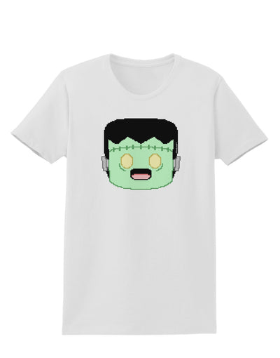 Cute Pixel Monster Womens T-Shirt-Womens T-Shirt-TooLoud-White-X-Small-Davson Sales