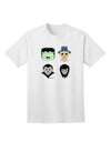 Cute Pixel Monsters Adult T-Shirt-Mens T-Shirt-TooLoud-White-Small-Davson Sales