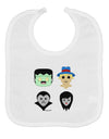 Cute Pixel Monsters Baby Bib