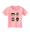 Cute Pixel Monsters Toddler T-Shirt-Toddler T-Shirt-TooLoud-Candy-Pink-2T-Davson Sales