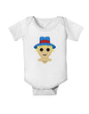 Cute Pixel Scarecrow Baby Romper Bodysuit-Baby Romper-TooLoud-White-06-Months-Davson Sales