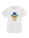 Cute Pixel Scarecrow Childrens T-Shirt-Childrens T-Shirt-TooLoud-White-X-Small-Davson Sales