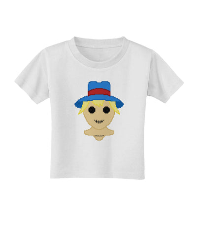 Cute Pixel Scarecrow Toddler T-Shirt-Toddler T-Shirt-TooLoud-White-2T-Davson Sales