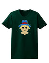 Cute Pixel Scarecrow Womens Dark T-Shirt-TooLoud-Forest-Green-Small-Davson Sales