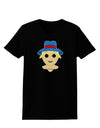 Cute Pixel Scarecrow Womens Dark T-Shirt-TooLoud-Black-X-Small-Davson Sales