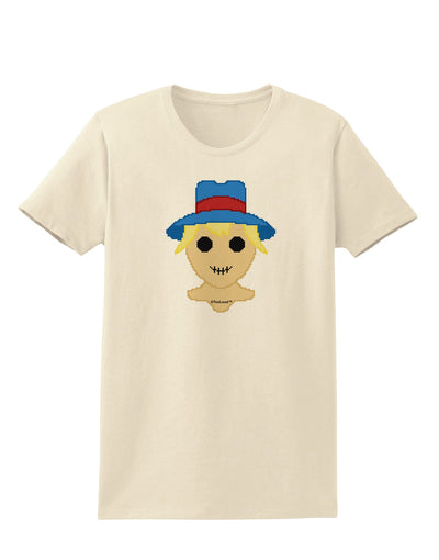 Cute Pixel Scarecrow Womens T-Shirt-Womens T-Shirt-TooLoud-Natural-X-Small-Davson Sales