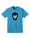 Cute Pixel Vampire Female Adult Dark T-Shirt-Mens T-Shirt-TooLoud-Turquoise-Small-Davson Sales