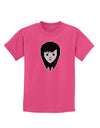 Cute Pixel Vampire Female Childrens Dark T-Shirt-Childrens T-Shirt-TooLoud-Sangria-X-Small-Davson Sales