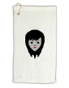 Cute Pixel Vampire Female Micro Terry Gromet Golf Towel 11&#x22;x19-Golf Towel-TooLoud-White-Davson Sales