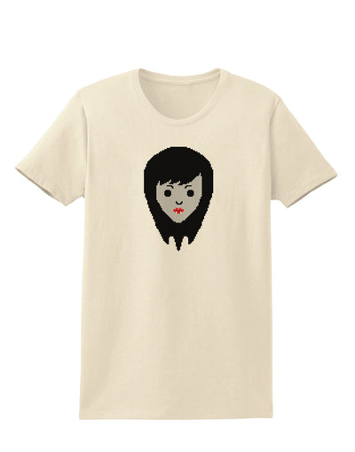 Cute Pixel Vampire Female Womens T-Shirt-Womens T-Shirt-TooLoud-Natural-X-Small-Davson Sales