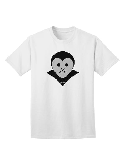 Cute Pixel Vampire Male Adult T-Shirt-Mens T-Shirt-TooLoud-White-Small-Davson Sales