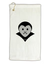 Cute Pixel Vampire Male Micro Terry Gromet Golf Towel 11&#x22;x19-Golf Towel-TooLoud-White-Davson Sales