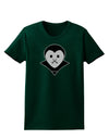 Cute Pixel Vampire Male Womens Dark T-Shirt-TooLoud-Forest-Green-Small-Davson Sales