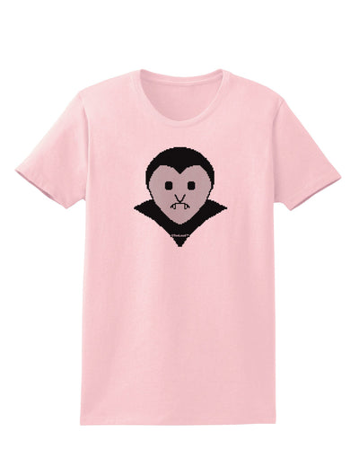 Cute Pixel Vampire Male Womens T-Shirt-Womens T-Shirt-TooLoud-PalePink-X-Small-Davson Sales