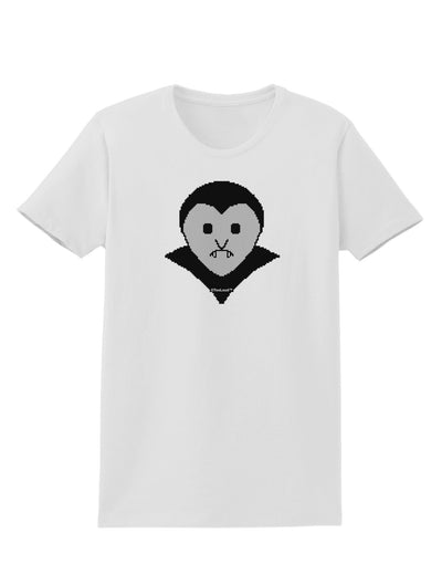 Cute Pixel Vampire Male Womens T-Shirt-Womens T-Shirt-TooLoud-White-X-Small-Davson Sales