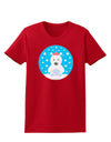 Cute Polar Bear - Christmas Womens Dark T-Shirt by TooLoud-Womens T-Shirt-TooLoud-Red-X-Small-Davson Sales