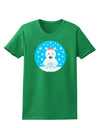 Cute Polar Bear - Christmas Womens Dark T-Shirt by TooLoud-Womens T-Shirt-TooLoud-Kelly-Green-X-Small-Davson Sales