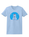 Cute Polar Bear - Christmas Womens T-Shirt by TooLoud-Womens T-Shirt-TooLoud-Light-Blue-X-Small-Davson Sales