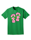 Cute Polka Dot Flip Flops - Pink and Green Adult Dark T-Shirt-Mens T-Shirt-TooLoud-Kelly-Green-Small-Davson Sales