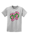 Cute Polka Dot Flip Flops - Pink and Green Childrens T-Shirt-Childrens T-Shirt-TooLoud-AshGray-X-Small-Davson Sales