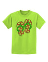 Cute Polka Dot Flip Flops - Pink and Green Childrens T-Shirt-Childrens T-Shirt-TooLoud-Lime-Green-X-Small-Davson Sales