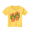 Cute Polka Dot Flip Flops - Pink and Green Toddler T-Shirt-Toddler T-Shirt-TooLoud-Yellow-2T-Davson Sales