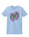 Cute Polka Dot Flip Flops - Pink and Green Womens T-Shirt-Womens T-Shirt-TooLoud-Light-Blue-X-Small-Davson Sales