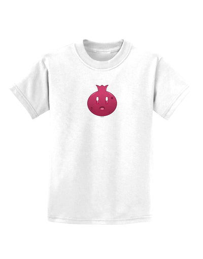 Cute Pomegranate Childrens T-Shirt-Childrens T-Shirt-TooLoud-White-X-Small-Davson Sales