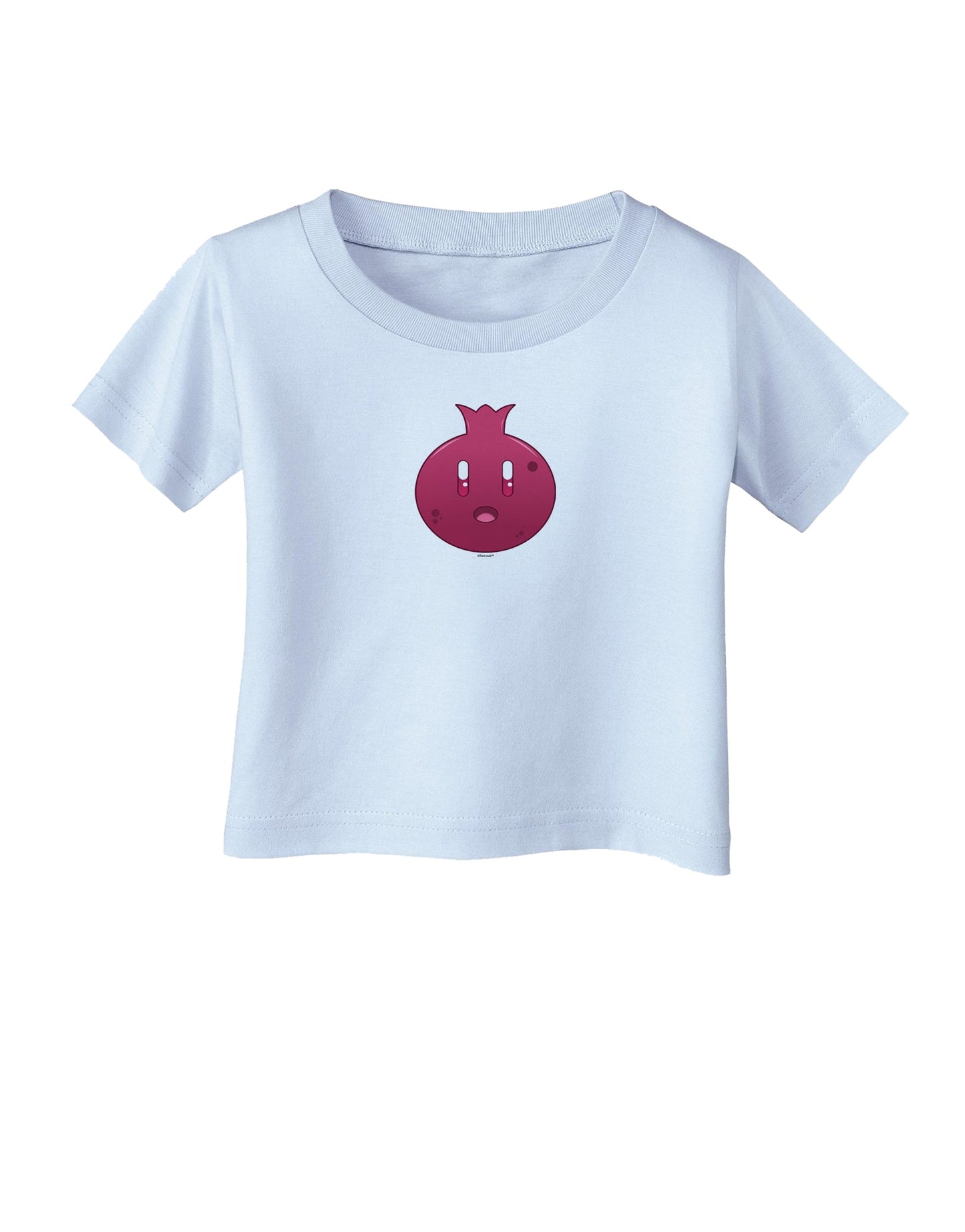 Cute Pomegranate Infant T-Shirt-Infant T-Shirt-TooLoud-Light-Blue-06-Months-Davson Sales