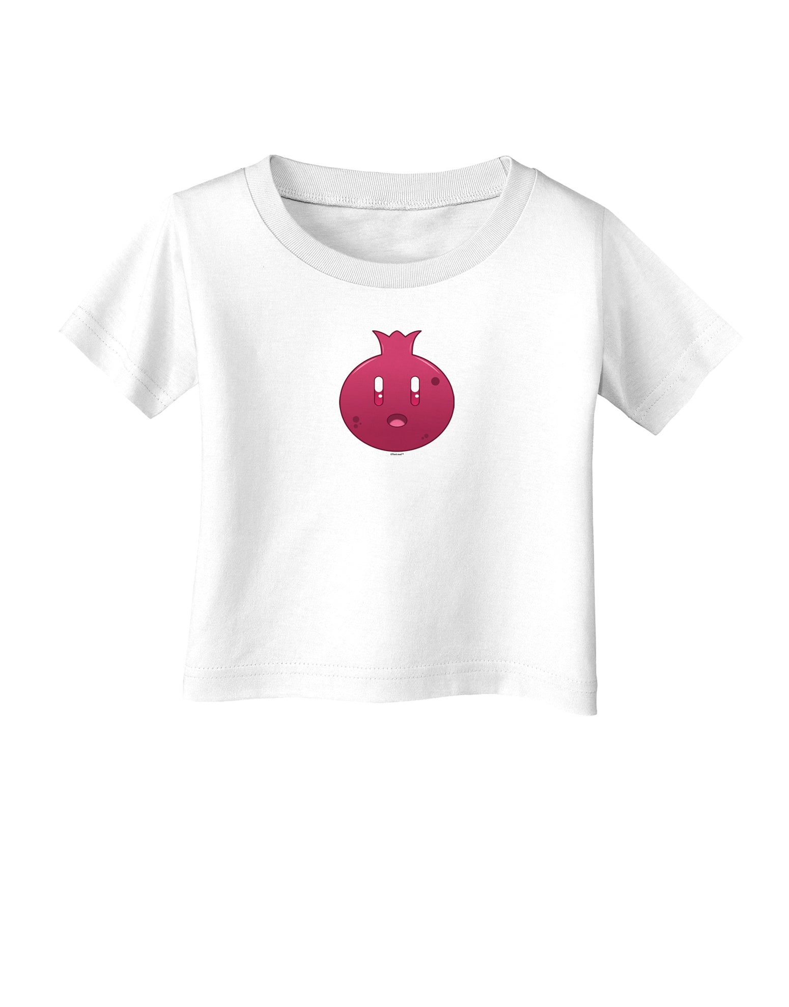 Cute Pomegranate Infant T-Shirt-Infant T-Shirt-TooLoud-White-06-Months-Davson Sales