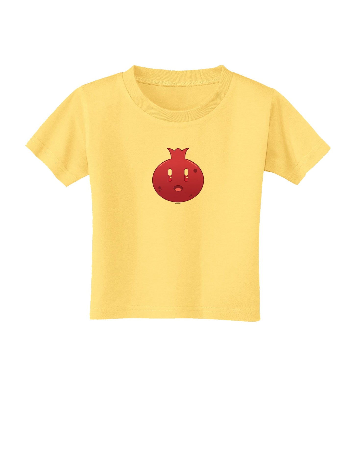 Cute Pomegranate Toddler T-Shirt-Toddler T-Shirt-TooLoud-Daffodil-Yellow-2T-Davson Sales