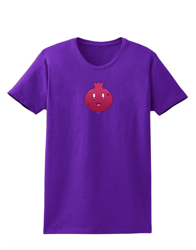 Cute Pomegranate Womens Dark T-Shirt-TooLoud-Purple-X-Small-Davson Sales