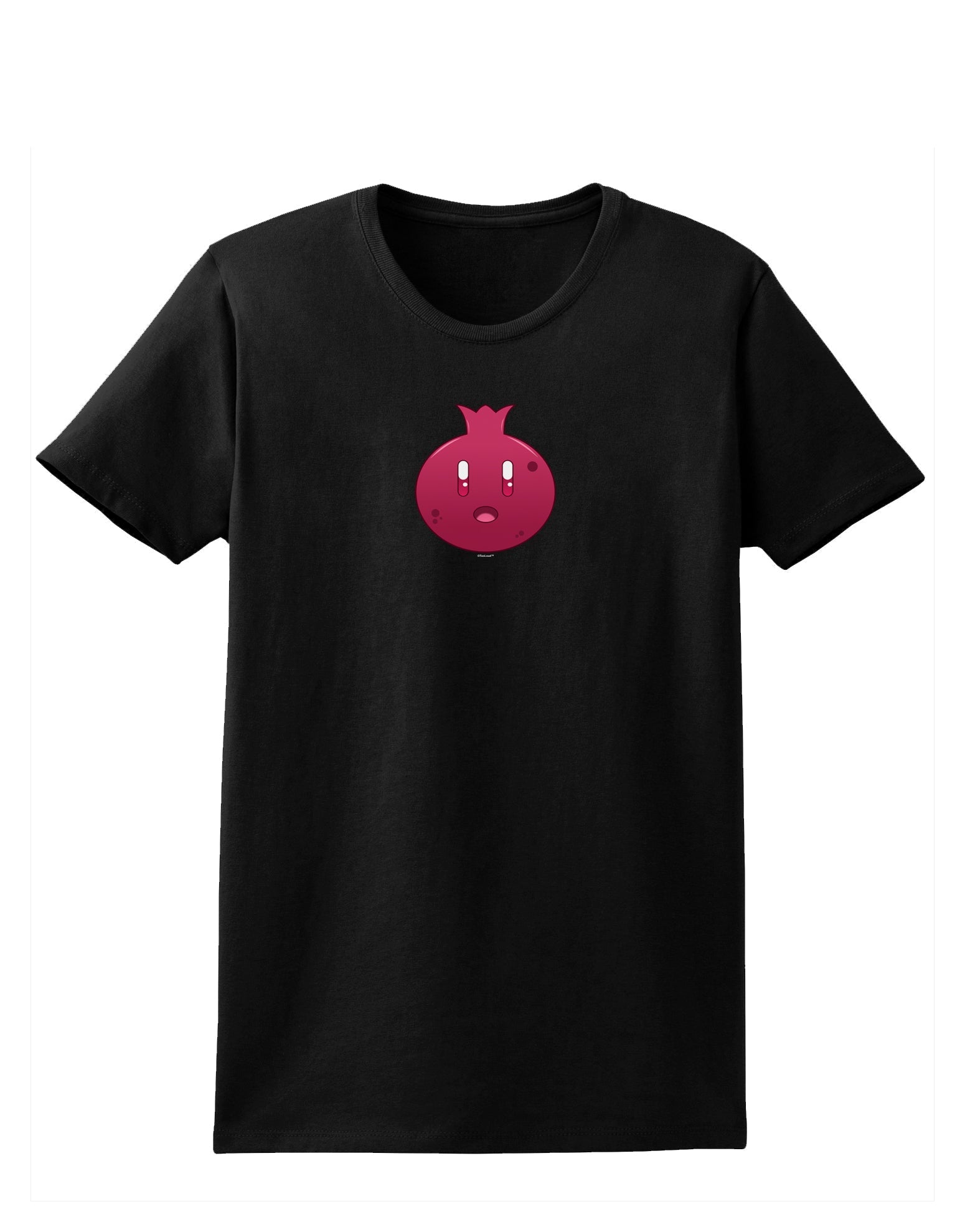 Cute Pomegranate Womens Dark T-Shirt-TooLoud-Black-X-Small-Davson Sales