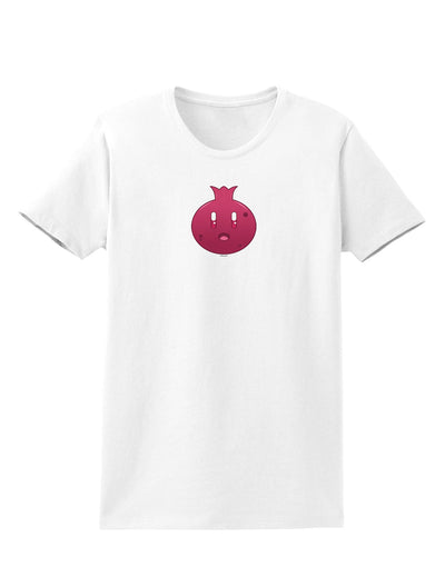 Cute Pomegranate Womens T-Shirt-Womens T-Shirt-TooLoud-White-X-Small-Davson Sales