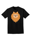 Cute Pomeranian Dog Adult Dark T-Shirt by TooLoud-Mens T-Shirt-TooLoud-Black-Small-Davson Sales