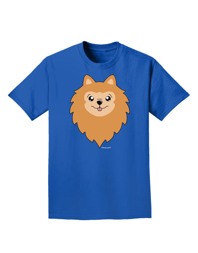 Cute Pomeranian Dog Adult Dark T-Shirt by TooLoud-Mens T-Shirt-TooLoud-Royal-Blue-Small-Davson Sales