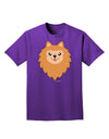 Cute Pomeranian Dog Adult Dark T-Shirt by TooLoud-Mens T-Shirt-TooLoud-Purple-Small-Davson Sales