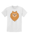 Cute Pomeranian Dog Childrens T-Shirt by TooLoud-Childrens T-Shirt-TooLoud-White-X-Small-Davson Sales