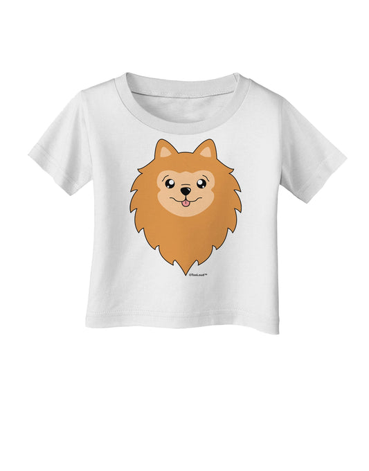 Cute Pomeranian Dog Infant T-Shirt by TooLoud-Infant T-Shirt-TooLoud-White-06-Months-Davson Sales
