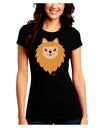 Cute Pomeranian Dog Juniors Crew Dark T-Shirt by TooLoud-T-Shirts Juniors Tops-TooLoud-Black-Juniors Fitted Small-Davson Sales