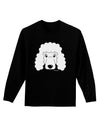 Cute Poodle Dog - White Adult Long Sleeve Dark T-Shirt by TooLoud-TooLoud-Black-Small-Davson Sales