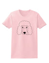 Cute Poodle Dog - White Womens T-Shirt by TooLoud-Womens T-Shirt-TooLoud-PalePink-X-Small-Davson Sales