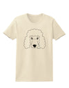 Cute Poodle Dog - White Womens T-Shirt by TooLoud-Womens T-Shirt-TooLoud-Natural-X-Small-Davson Sales