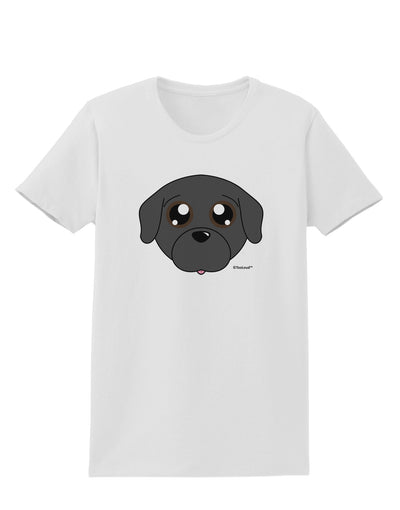 Cute Pug Dog - Black Womens T-Shirt by TooLoud-Womens T-Shirt-TooLoud-White-X-Small-Davson Sales