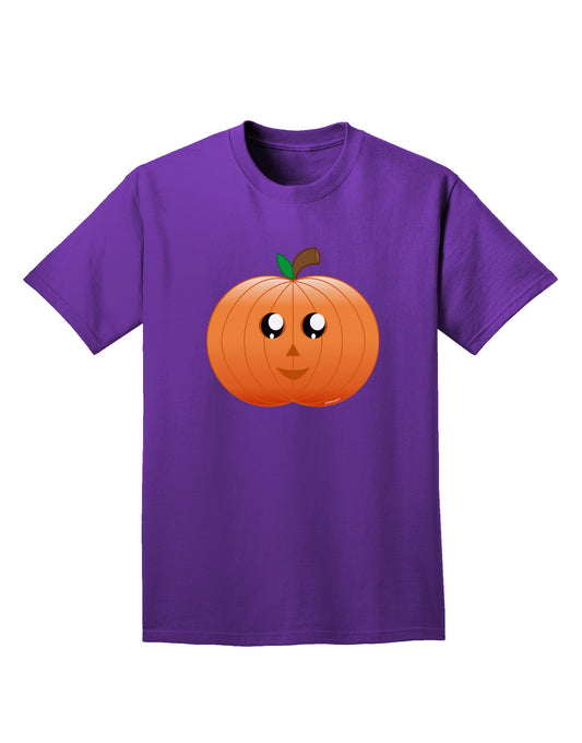 Cute Pumpkin Halloween Adult Dark T-Shirt-Mens T-Shirt-TooLoud-Purple-Small-Davson Sales