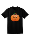 Cute Pumpkin Halloween Adult Dark V-Neck T-Shirt-TooLoud-Black-Small-Davson Sales