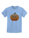 Cute Pumpkin Halloween Childrens T-Shirt-Childrens T-Shirt-TooLoud-Light-Blue-X-Small-Davson Sales