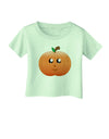 Cute Pumpkin Halloween Infant T-Shirt-Infant T-Shirt-TooLoud-Light-Green-06-Months-Davson Sales