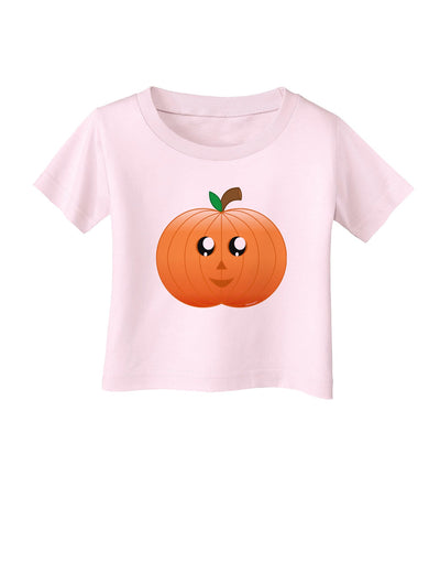 Cute Pumpkin Halloween Infant T-Shirt-Infant T-Shirt-TooLoud-Light-Pink-06-Months-Davson Sales