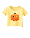 Cute Pumpkin Halloween Infant T-Shirt-Infant T-Shirt-TooLoud-Daffodil-Yellow-06-Months-Davson Sales